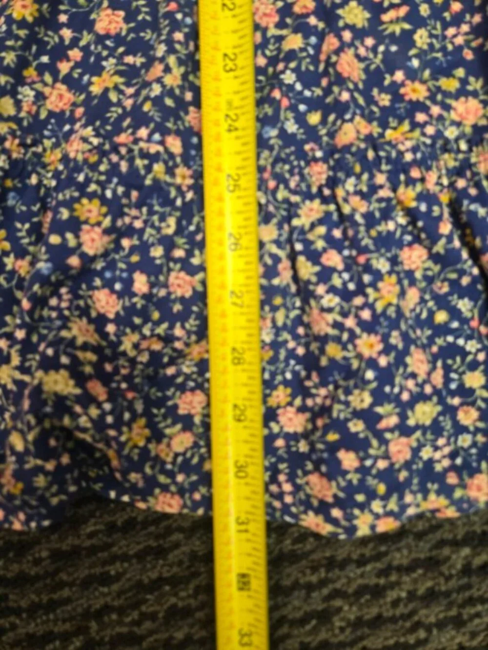 Polo Ralph Lauren Girls Floral Smocked Cotton Jersey Dress Size L 12-14 Boho